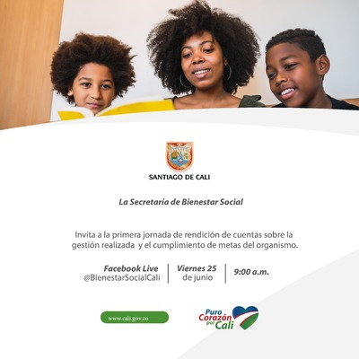 La Secretar&iacute;a de Bienestar Social invita a su primera jornada de rendici&oacute;n de cuentas 2021.