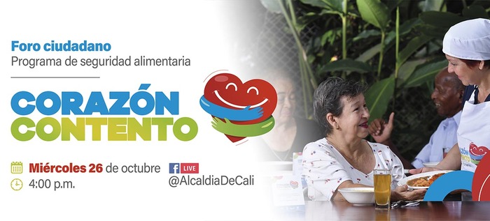 Programa &lsquo;Coraz&oacute;n Contento&rsquo; ser&aacute; el tema del pr&oacute;ximo foro ciudadano de la Alcald&iacute;a