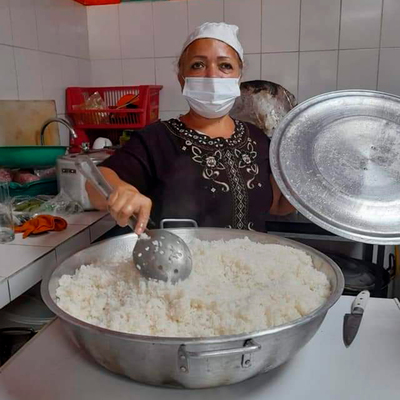 Comedores de la comuna 21 benefician diariamente a 13.850 personas