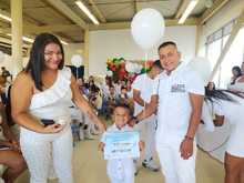 90 ni&ntilde;as y ni&ntilde;os vinculados al &lsquo;Modelo Cari&ntilde;o&rsquo; celebraron su transici&oacute;n a la educaci&oacute;n formal