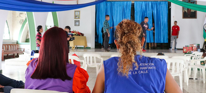 Personas en situaci&oacute;n de calle protagonizan obra teatral