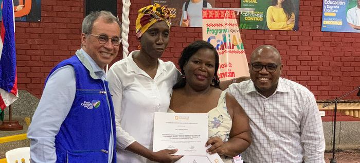 L&iacute;deres de comunidades afro fueron certificados en Fortalecimiento Organizativo