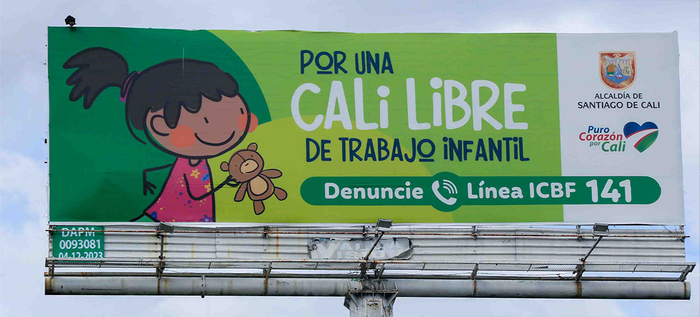 Cali se pronuncia contra el trabajo infantil