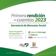 Con&eacute;ctese este jueves 25 de mayo a la rendici&oacute;n de cuentas de la Secretar&iacute;a de Bienestar Social