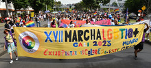 Masiva movilizaci&oacute;n en Cali por los derechos de la poblaci&oacute;n LGBTIQ+