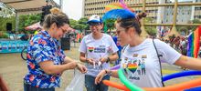 Cali vivi&oacute; la antesala de la fiesta del orgullo LGBTIQ+ en la Plazoleta Jairo Varela