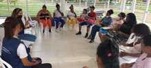 Se adelanta estrategia de prevenci&oacute;n de violencias, con las mujeres de los comedores comunitarios