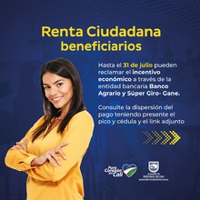 Beneficiarios del programa Renta Ciudadana as&iacute; pueden cobrar su subsidio en Cali, evitando largas filas