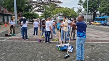 Con la recuperaci&oacute;n del parque del barrio Guayaquil, inici&oacute; la conmemoraci&oacute;n de la Semana de las V&iacute;ctimas