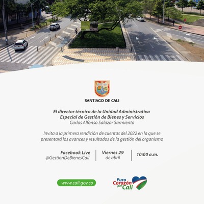 Primera rendici&oacute;n de cuentas vigencia 2022 - Unidad de Bienes y Servicios