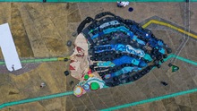 Del reciclaje al arte, m&aacute;s de 1700 kilos de desechos ahora son una escultura 