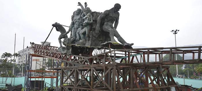 Se cumplen los tiempos planeados para recuperar el Monumento a la Solidaridad