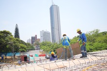 Las obras del puente vehicular de la Calle 15N con Av. 2n entraron en su etapa final