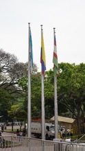Cali recibe la COP16 ondeando banderas en la ciudad