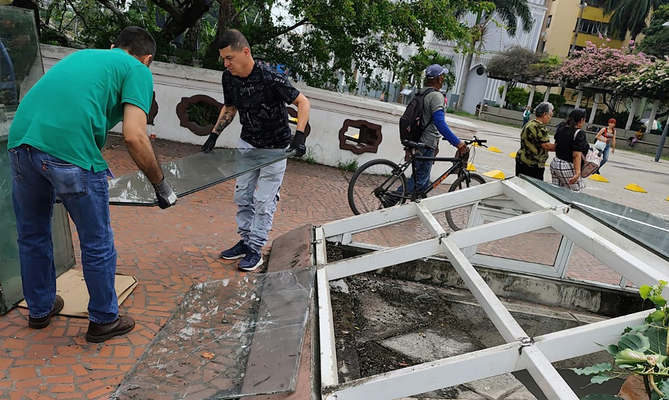 Administraci&oacute;n Distrital rechaza el vandalismo en los vestigios del Puente  Ortiz: un acto que afecta el patrimonio cultural de Cali