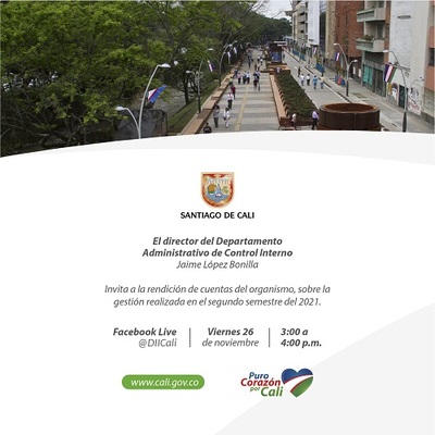 Segunda Rendici&oacute;n de Cuentas del Departamento Administrativo de Control Interno 2021
