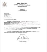 Embajada de EEUU agradece a Cali por acoger temporalmente a refugiados afganos