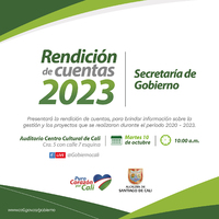 Te invitamos a la segunda jornada de rendici&oacute;n de cuentas de la Secretar&iacute;a de Gobierno Distrital