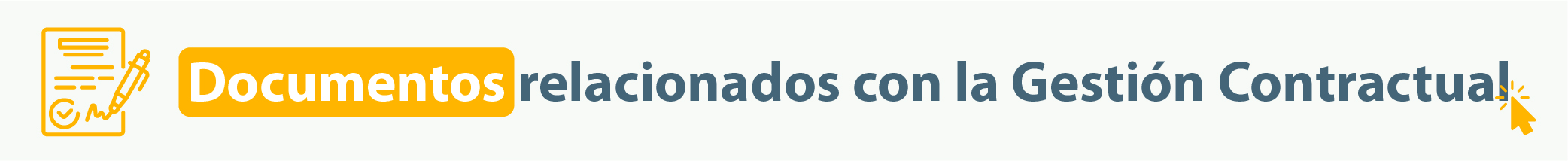 Documentos gestón contractual