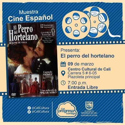 Cine bajo las estrellas Pelicula: El Perro del Hortelano de Pilar Mir&oacute;  A&ntilde;o: 1996  Duraci&oacute;n: 108 minutos  Espa&ntilde;a