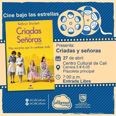 "Cine bajo las estrellas" se llama "Criadas y se&ntilde;oras" de Tate Taylor. 