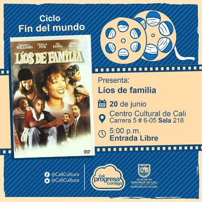 "Ciclo Decadencia Pel&iacute;cula:L&iacute;os de familia de George Tillman  A&ntilde;o: 1997 Duraci&oacute;n: 115 minutos Estados Unidos" - Sala 218 &ndash; Centro Cultural de Cali