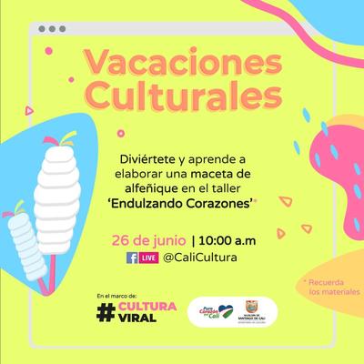 Al&iacute;state para pasar las ma&ntilde;anas de jueves y viernes a puro arte y diversi&oacute;n. Ya llegan las Vacaciones culturales