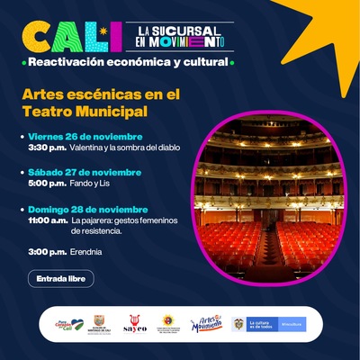 Artes Esc&eacute;nicas en el Teatro Municipal