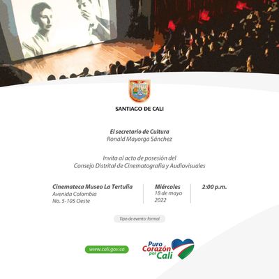 Acto de posesi&oacute;n del Consejo Distrital de Cinematograf&iacute;a y Audiovisuales