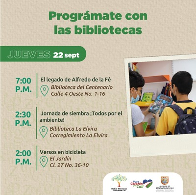 Progr&aacute;mate con las bibliotecas
