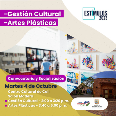 Est&iacute;mulos 2023 - Gesti&oacute;n Cultural - Artes 
