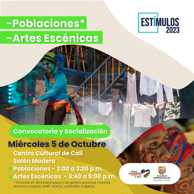 Est&iacute;mulos 2023 - Poblaciones - Artes Esc&eacute;nicas