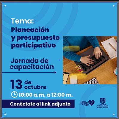 Jornada de capacitaci&oacute;n - Planeaci&oacute;n y presupuesto participativo