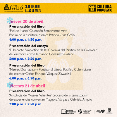 Cali es Cultura Popular  Ag&eacute;ndate con la Literatura Cale&ntilde;a - Festival Internacional del Libro de Bogot&aacute;