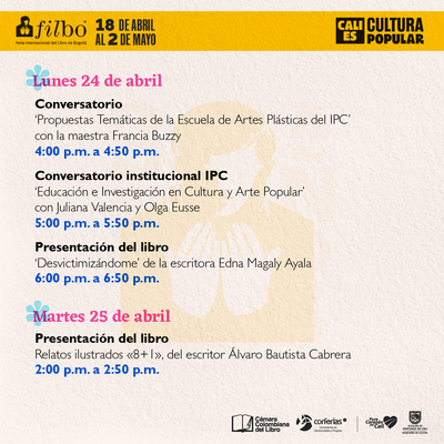 Cali es Cultura Popular  Ag&eacute;ndate con la Literatura Cale&ntilde;a - Festival Internacional del Libro de Bogot&aacute;