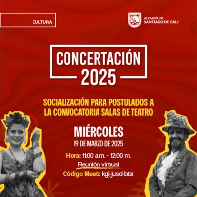 Socializaci&oacute;n virtual de la Convocatoria Concertaci&oacute;n 2025
