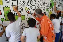 Animales fant&aacute;sticos y seres salidos de la imaginaci&oacute;n se toman el domo de la Biblioteca Departamental