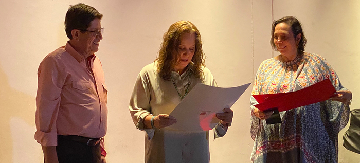 Alejandra Borrero fue homenajeada en el XV Festival Audiovisual Di&aacute;logo en Femenino