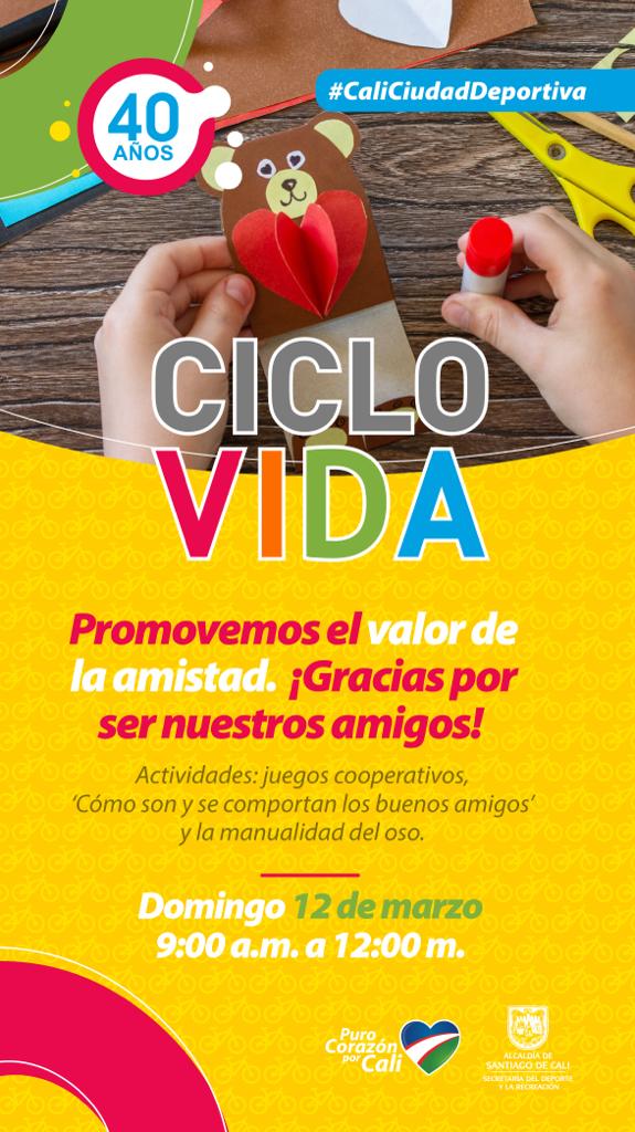 En la Ciclovida se promueve el valor de la amistad En la Ciclovida se promueve el valor de la amistad