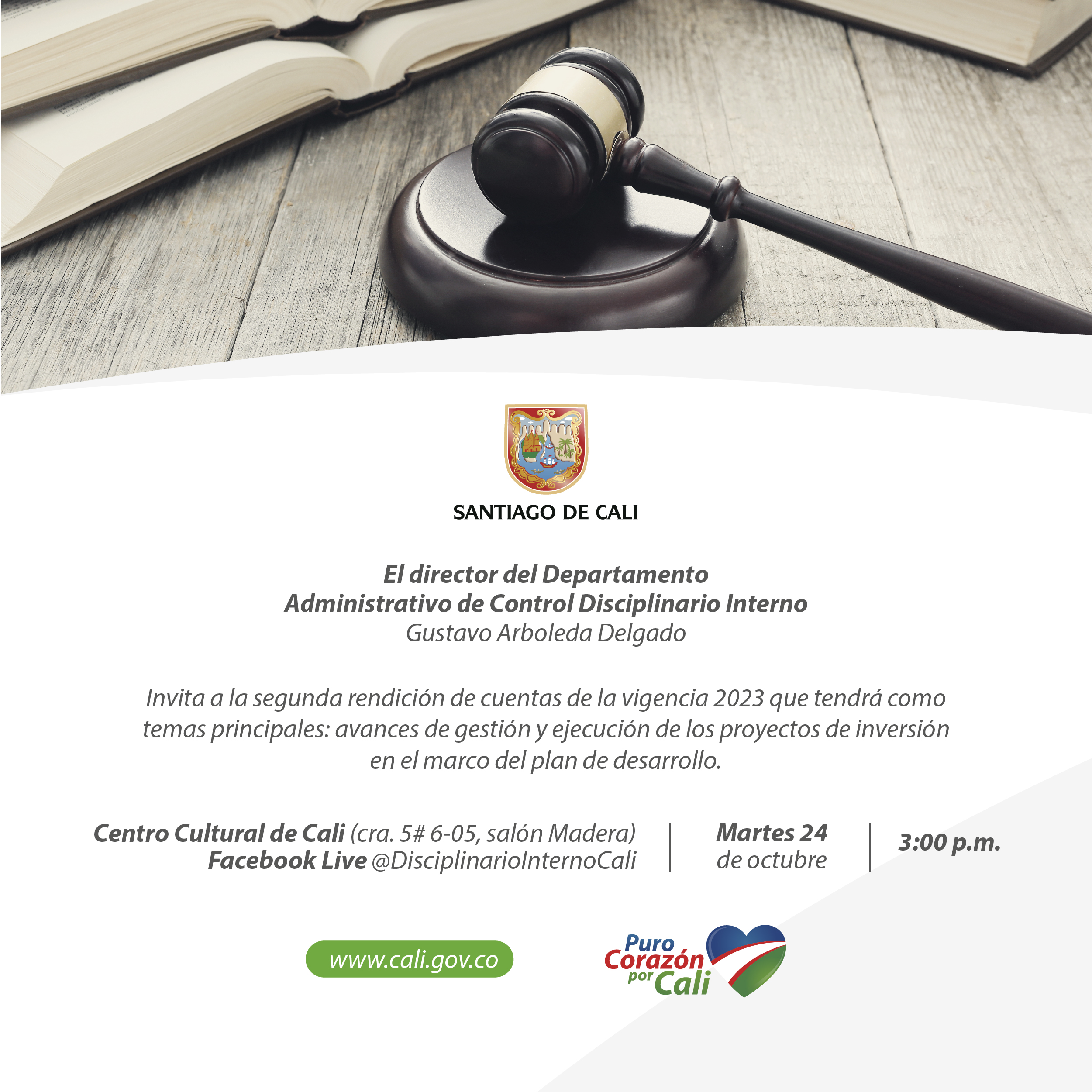 Invitación rendicón de cuentas Invitación rendicón de cuentas