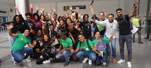 Delegaciones de USA, Chile, Cuba, Panam&aacute; y Hungr&iacute;a llegaron bailando a Cali