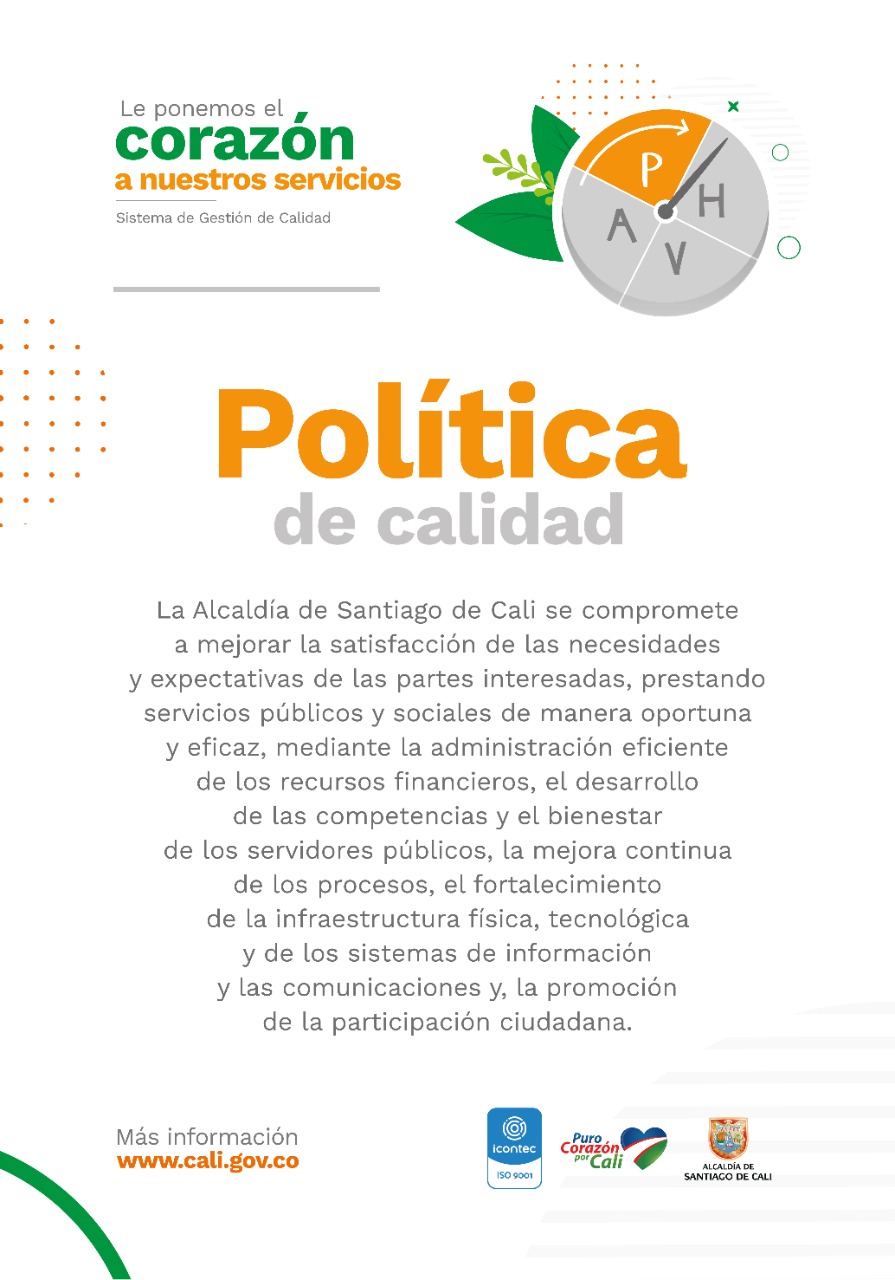 Política de Calidad Política de Calidad
