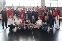 Con bailes folcl&oacute;ricos Rumania y Canad&aacute; disfrutaron el Intercambio de Saberes 