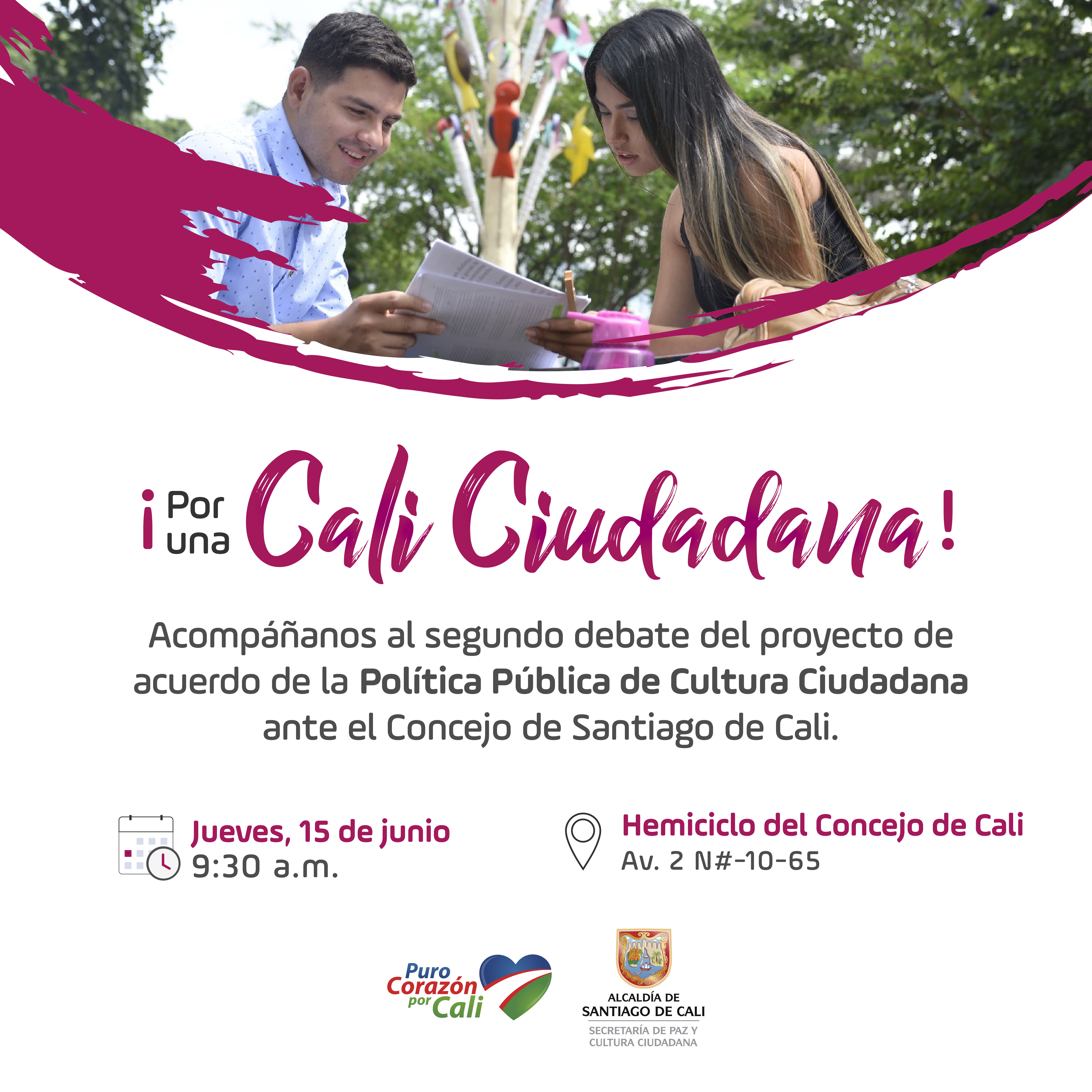 Política Pública de Cultura Ciudadana pasa este jueves a segundo debate Política Pública de Cultura Ciudadana pasa este jueves a segundo debate