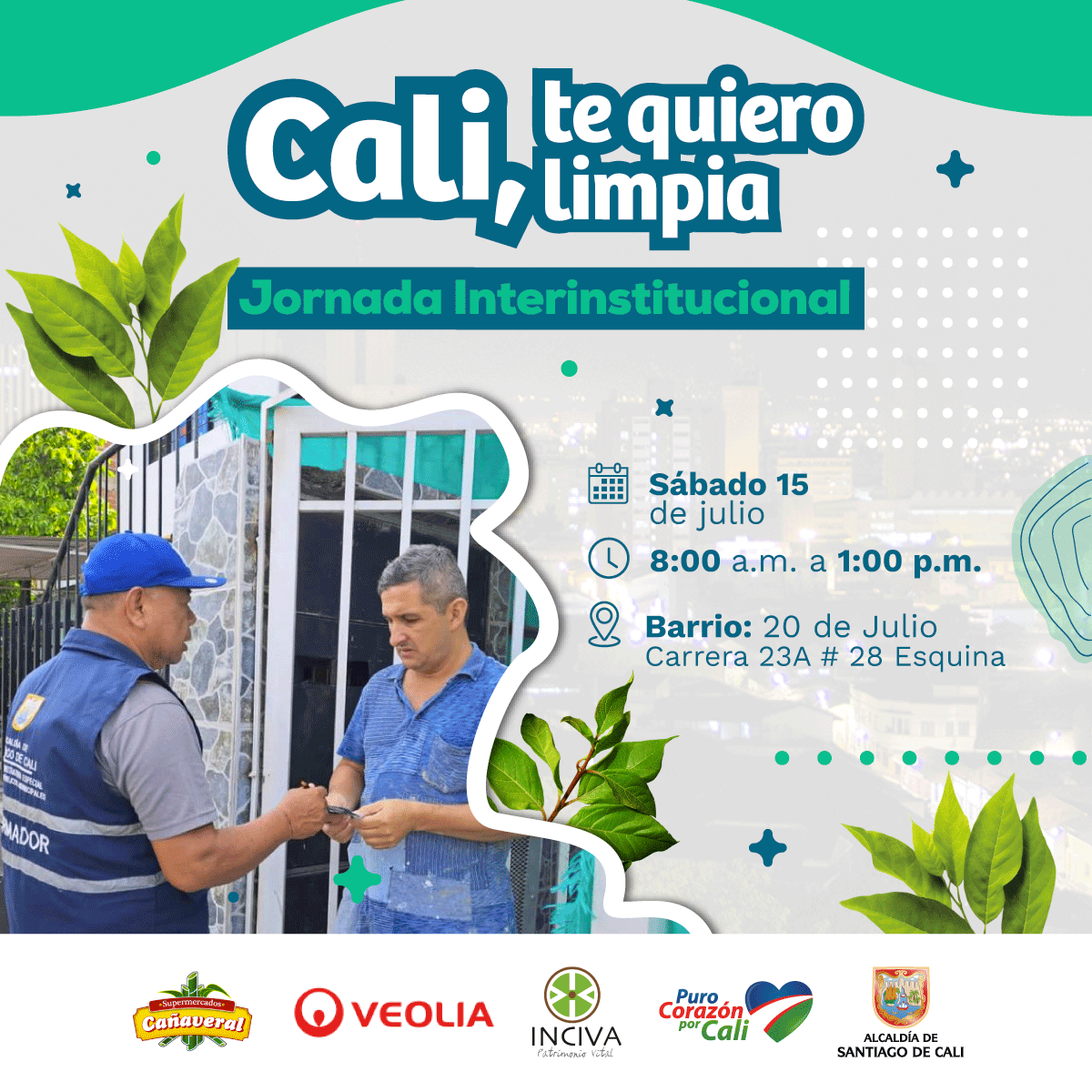 Jornada interinstitucional de limpieza y recuperación del espacio público. Jornada interinstitucional de limpieza y recuperación del espacio público.