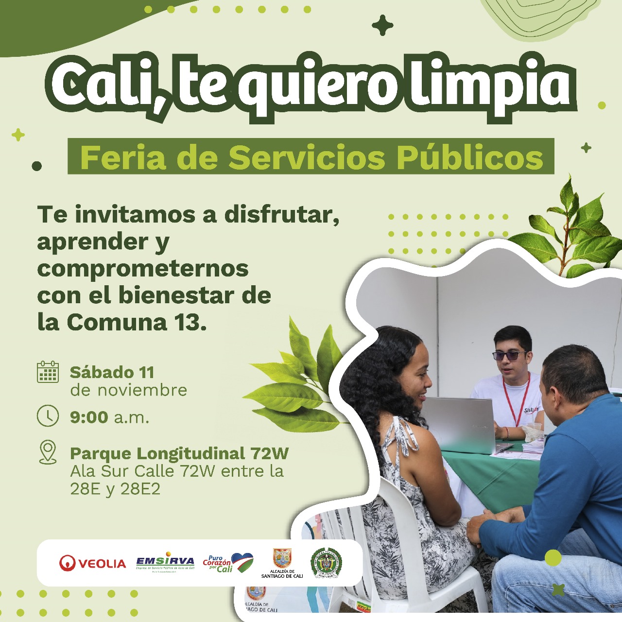 Gran feria de servicios públicos ´Cali, te quiero limpia´ Gran feria de servicios públicos ´Cali, te quiero limpia´