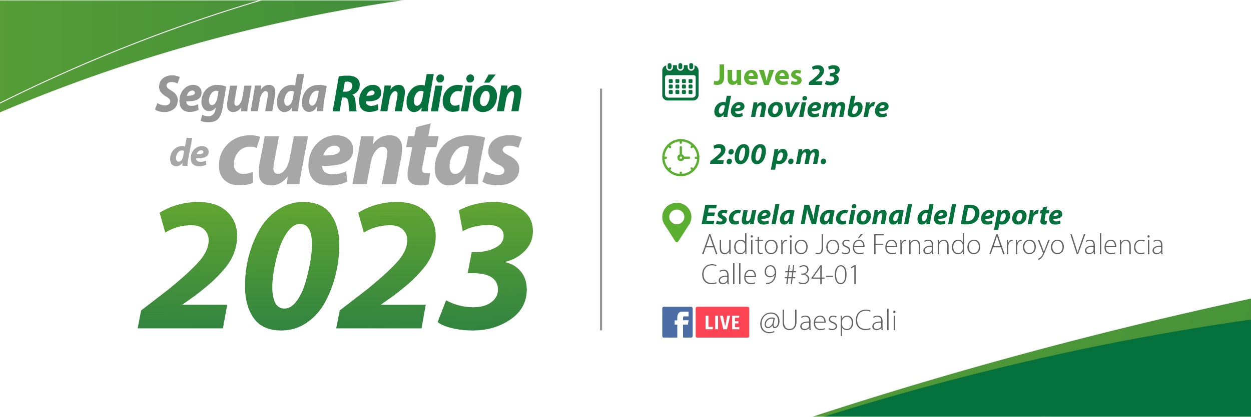 Rendición de cuentas 2023 Rendición de cuentas 2023
