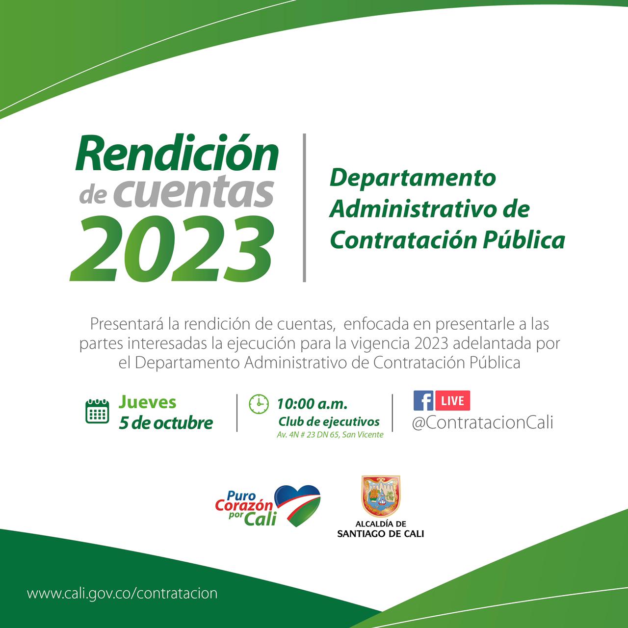 Contratación Pública rendirá cuentas a la ciudadanía Contratación Pública rendirá cuentas a la ciudadanía