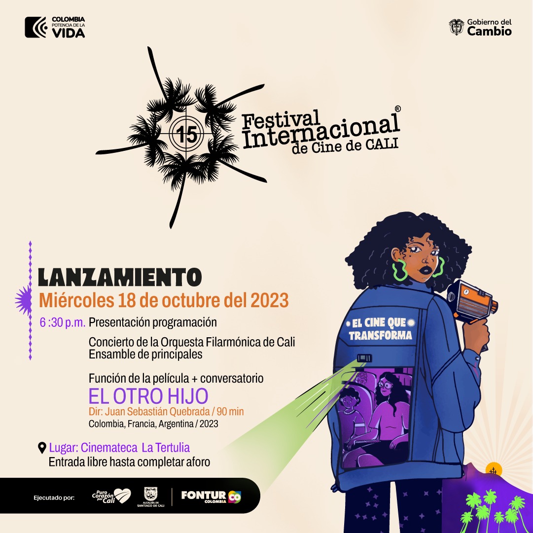 Llega la decimoquinta edición del Festival Internacional de Cine de Cali: El cine que transforma