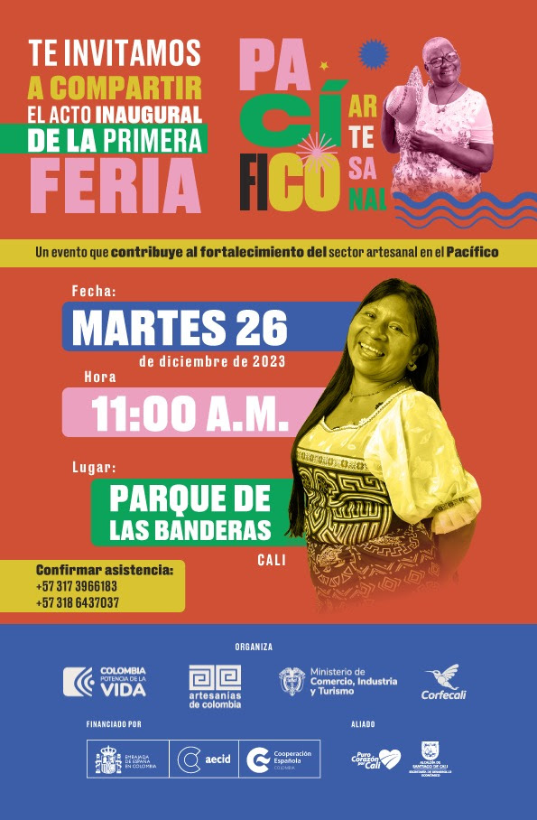 Programación de la primera Feria Pacífico Artesanal, del 26 al 29 de diciembre en el Parque de las Banderas Programación de la primera Feria Pacífico Artesanal, del 26 al 29 de diciembre en el Parque de las Banderas